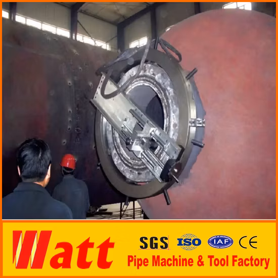 Od Mounted Flange Facer Pipe End Facing and Beveling Machine